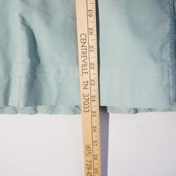 LL Bean Light Blue Denim Corduroy Jacket Women's Button Front Casual Outerwear L - Picture 7 of 8